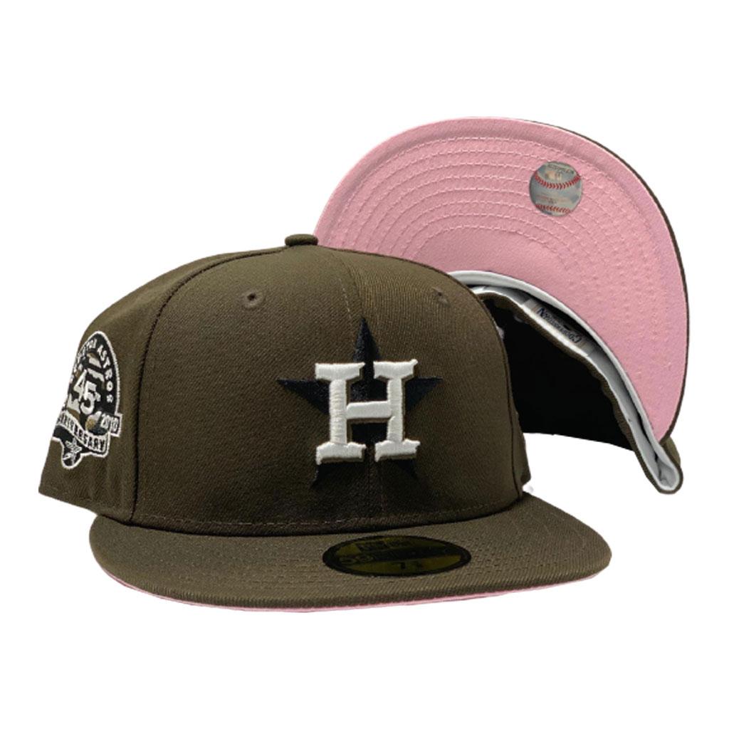 Houston Astros New Era fitted Mothers Day Pink Ribbon Cap 7 3/4