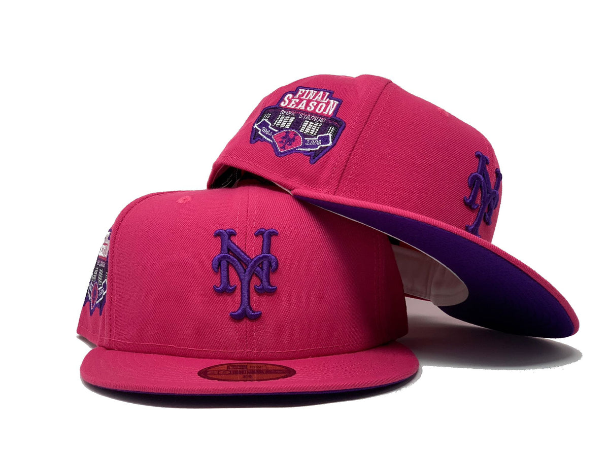 NEW YORK METS 1964 ALL STAR GAME BLACK PINK BRIM NEW ERA FITTED