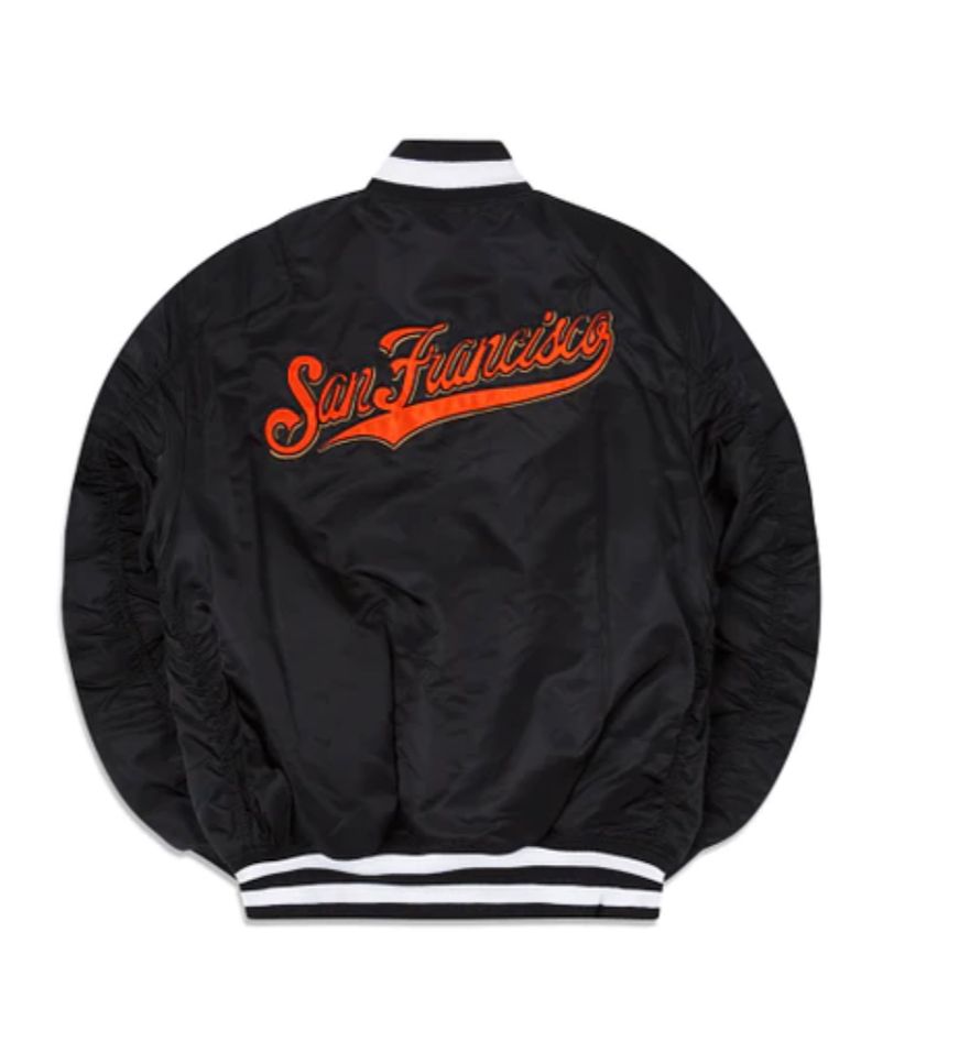 MLB San Francisco Giants Black Varsity Jacket