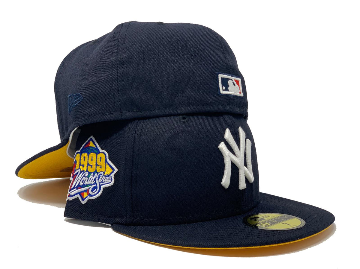 NEW YORK YANKEES 1999 WORLD SERIES ROYAL BLUE RED BRIM NEW ERA FITTED –  Sports World 165