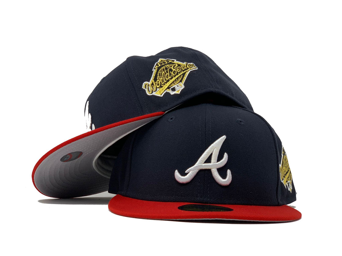 Dark Blue Atlanta Braves 1995 World Series 59fifty New Era Fitted Hat