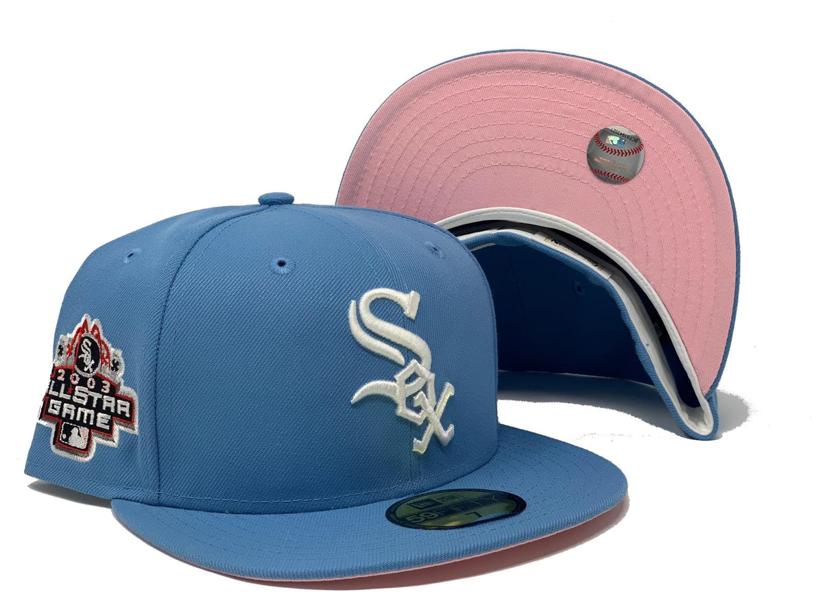 Chicago White Sox 2003 All-Star Game New Era 59Fifty Fitted Hat (Glow in  the Dark Blue Red Under Brim)