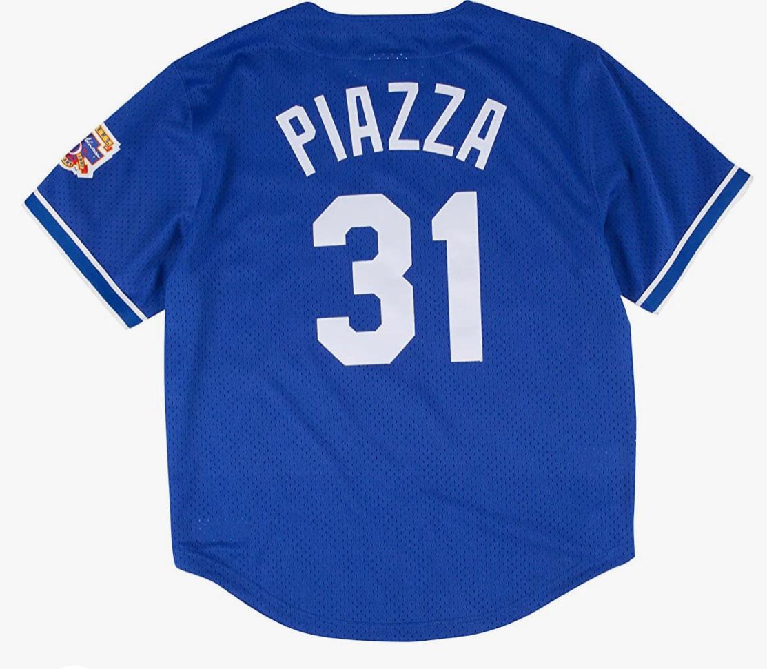 MIKE PIAZZA 1997 AUTHENTIC MESH BP JERSEY LOS – Sports World 165