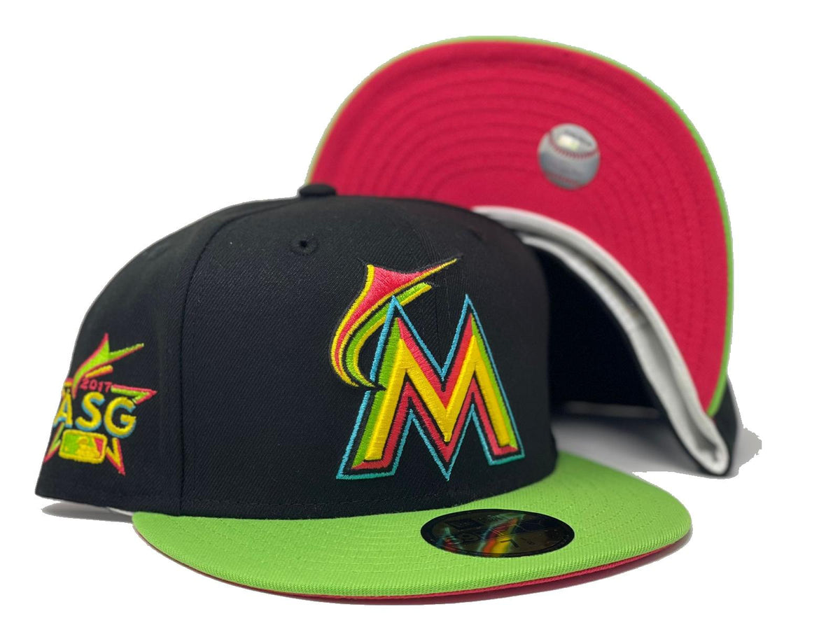 MIAMI MARLINS 2017 ALL STAR GAME  ICE LEMONADE BRIGHT BLUE BRIM