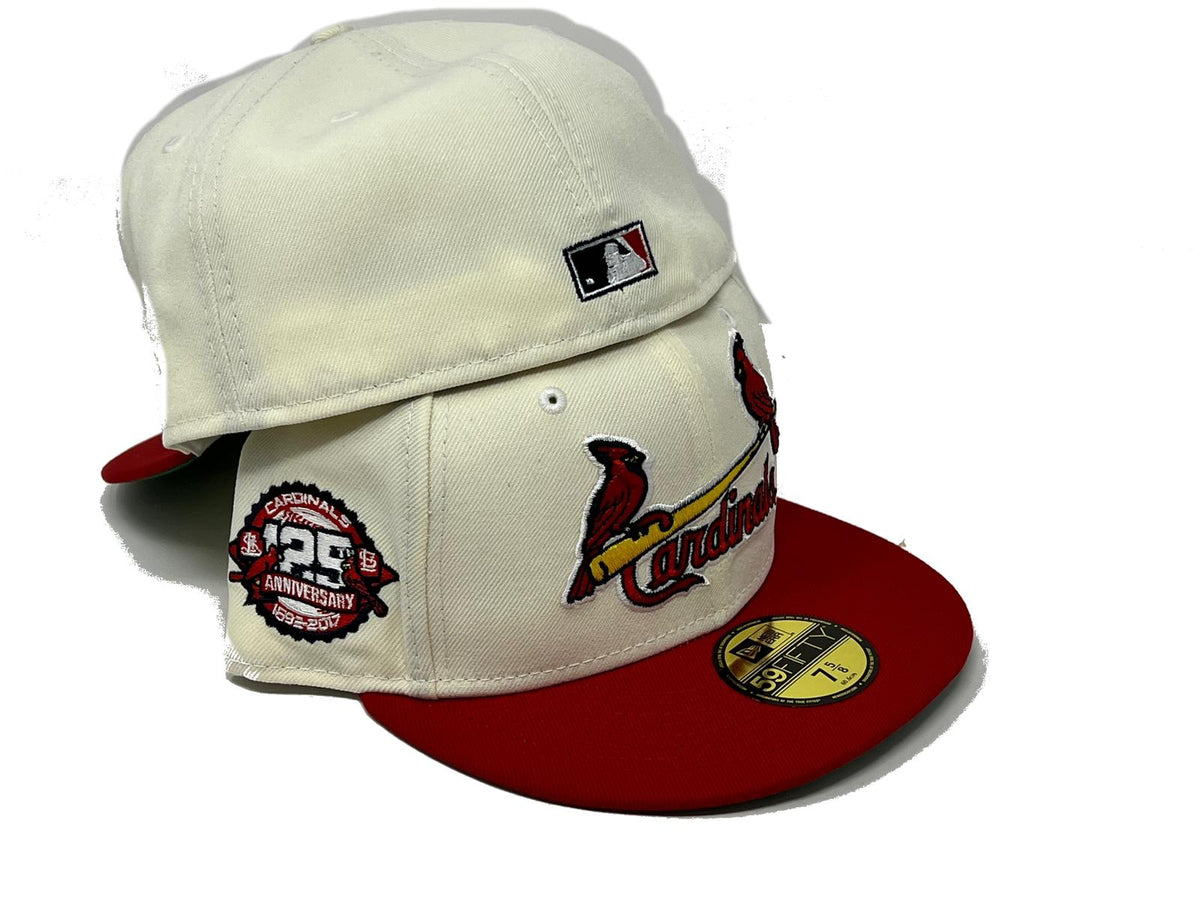 ST. LOUIS CARDINALS 125 ANNIVERSARY GREEN BRIM NEW ERA FITTED HAT – Sports  World 165