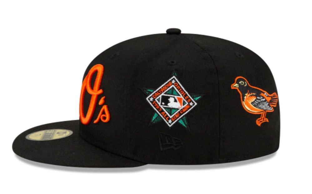 Baltimore Orioles New Era Black 2023 City Connect 59FIFTY Fitted Hat –  Delmarva Shorebirds