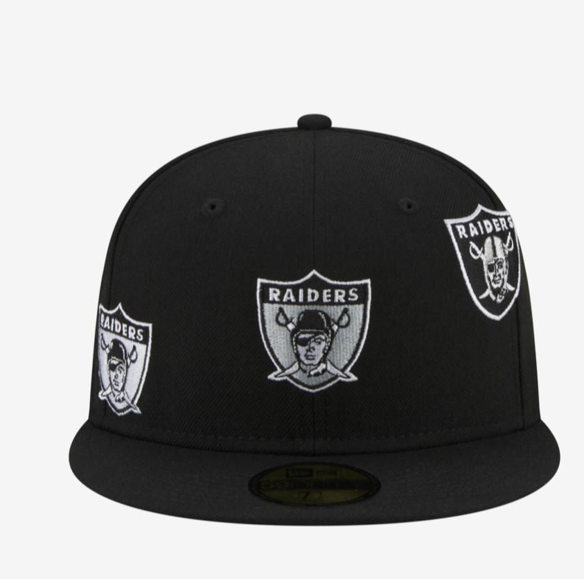Las Vegas Raiders Throughout Decades Don NFL x New Era Fitted