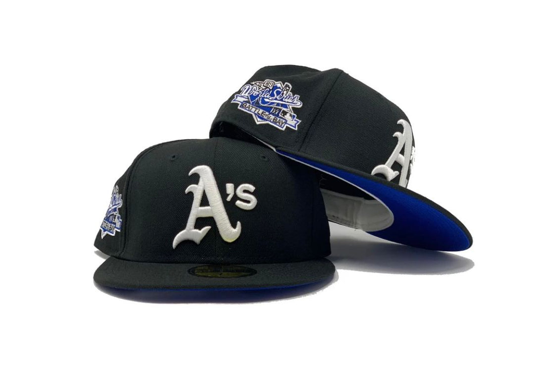 Black Oakland Athletics 1989 Battle of the Bay 59fifty New Era Fitted