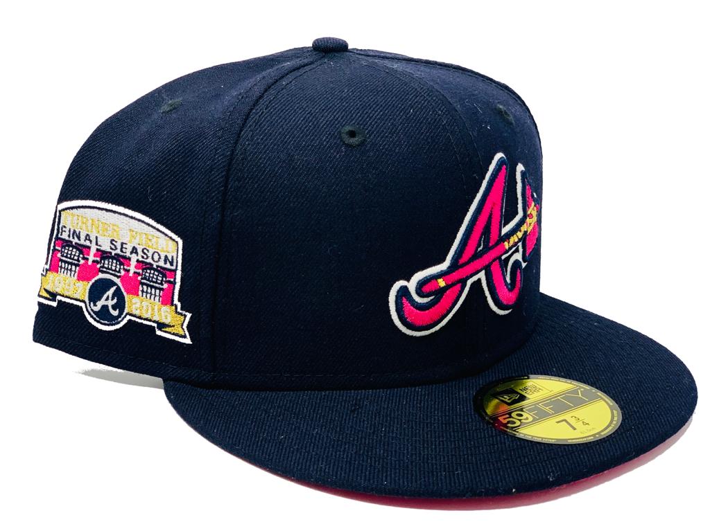Atlanta Braves '47 Brand Knockout Fieldhouse Tee Applique Front Navy MLB  Medium