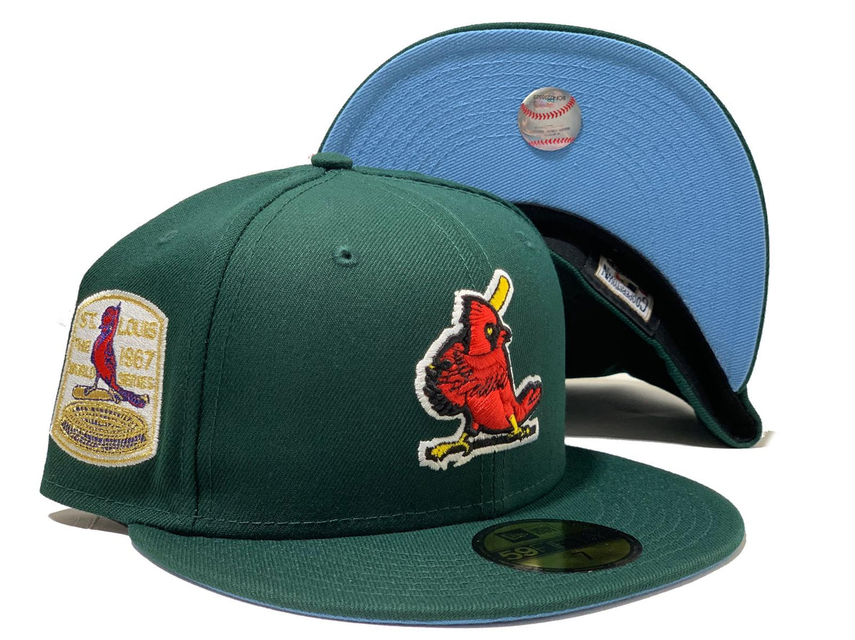 ST. LOUIS CARDINALS 1967 WORLD SERIES SKY BLUE ROYAL BRIM NEW ERA FITT –  Sports World 165