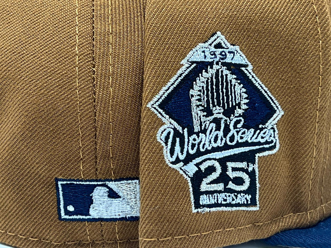 Florida Marlins 25th Anniversary Camel Brim New Era Fitted Hat