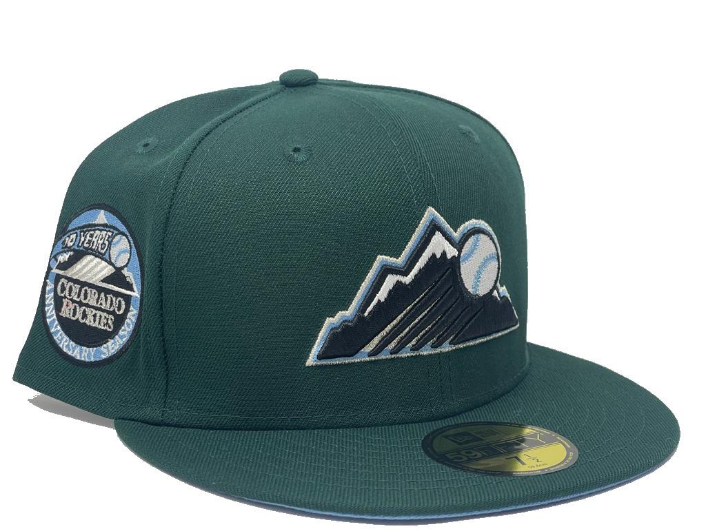 Colorado Rockies MLB21 City Connect Off White/Green Fitted - New Era cap