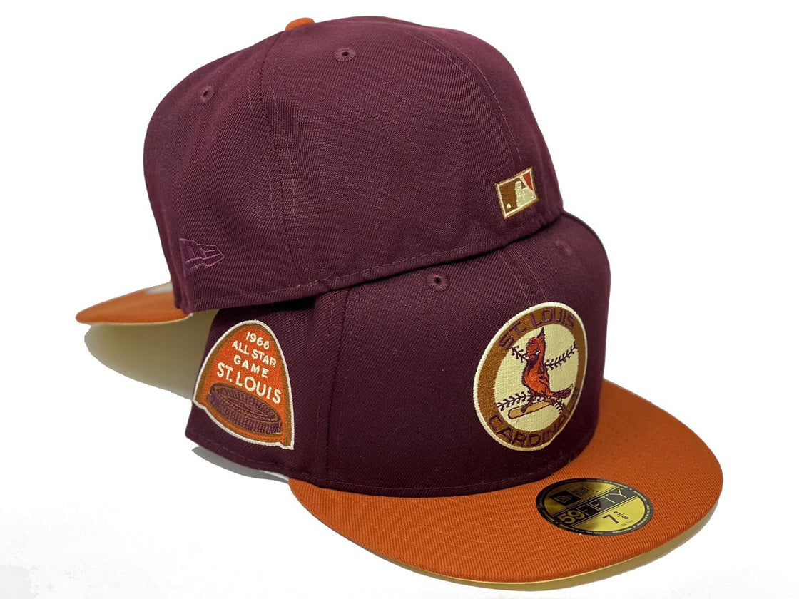 St. Louis Cardinals 1966 All Star Game Soft Yellow Brim New Era Fitted Hat