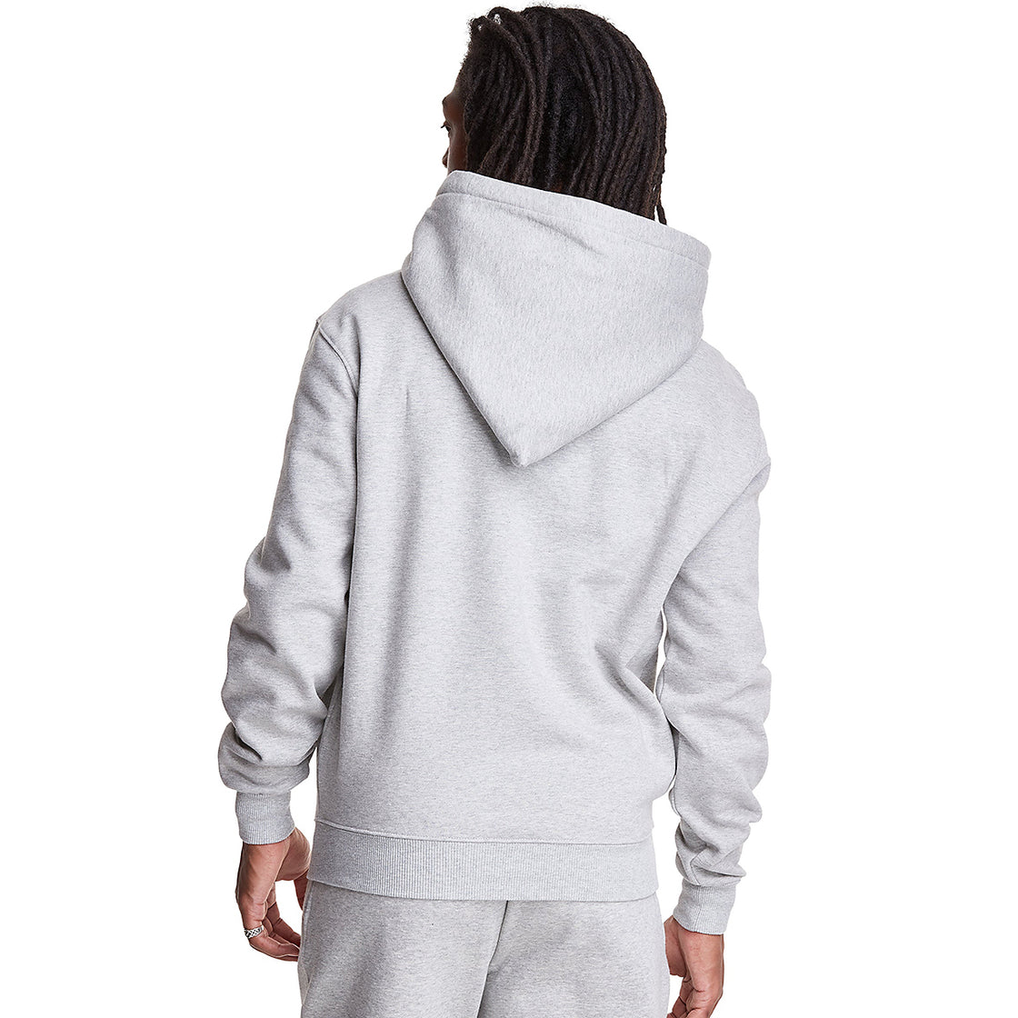 The Champion Men's Grey Super Fleece Cone Hoodie