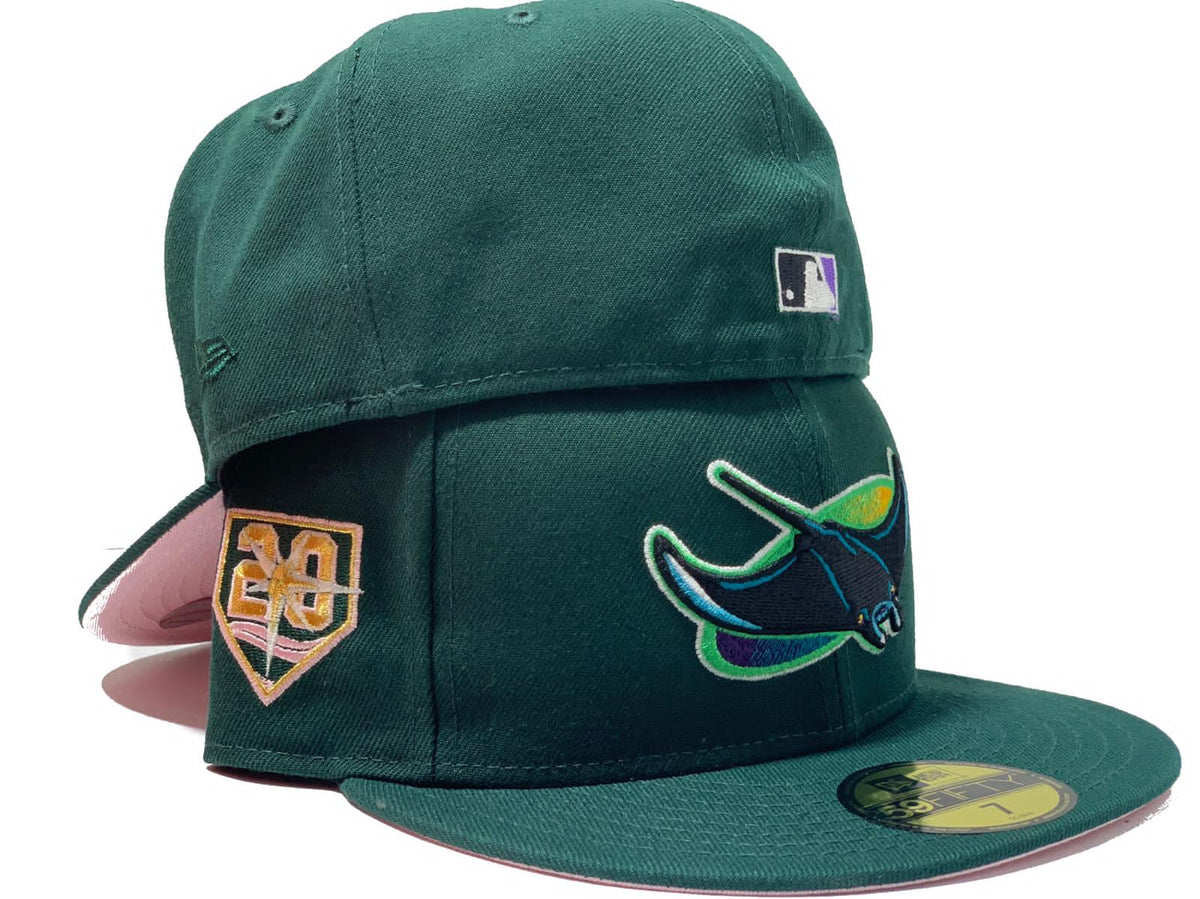 TAMPA BAY DEVIL RAYS 10TH SEASON SPARKLING GRAPE NEON GREEN BRIM NEW E –  Sports World 165