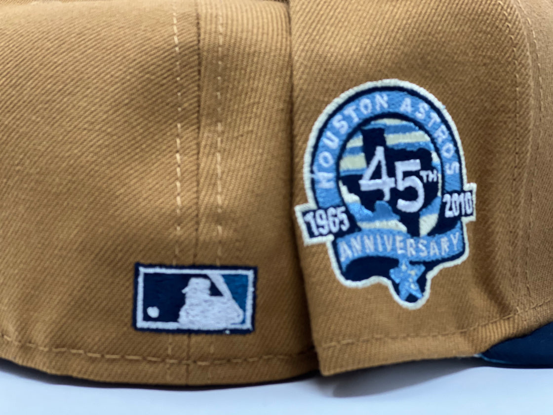 Houston Astros 45th Anniversary Sky Blue Brim New Era Fitted Hat