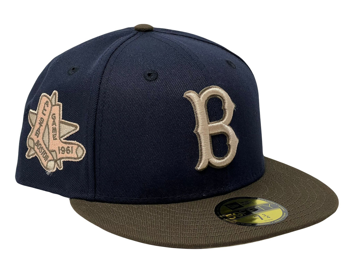 NEW ERA 59FIFTY MLB BOSTON RED SOX ALL STAR GAME 1961 TWO TONE / SCARLET UV  FITTED CAP