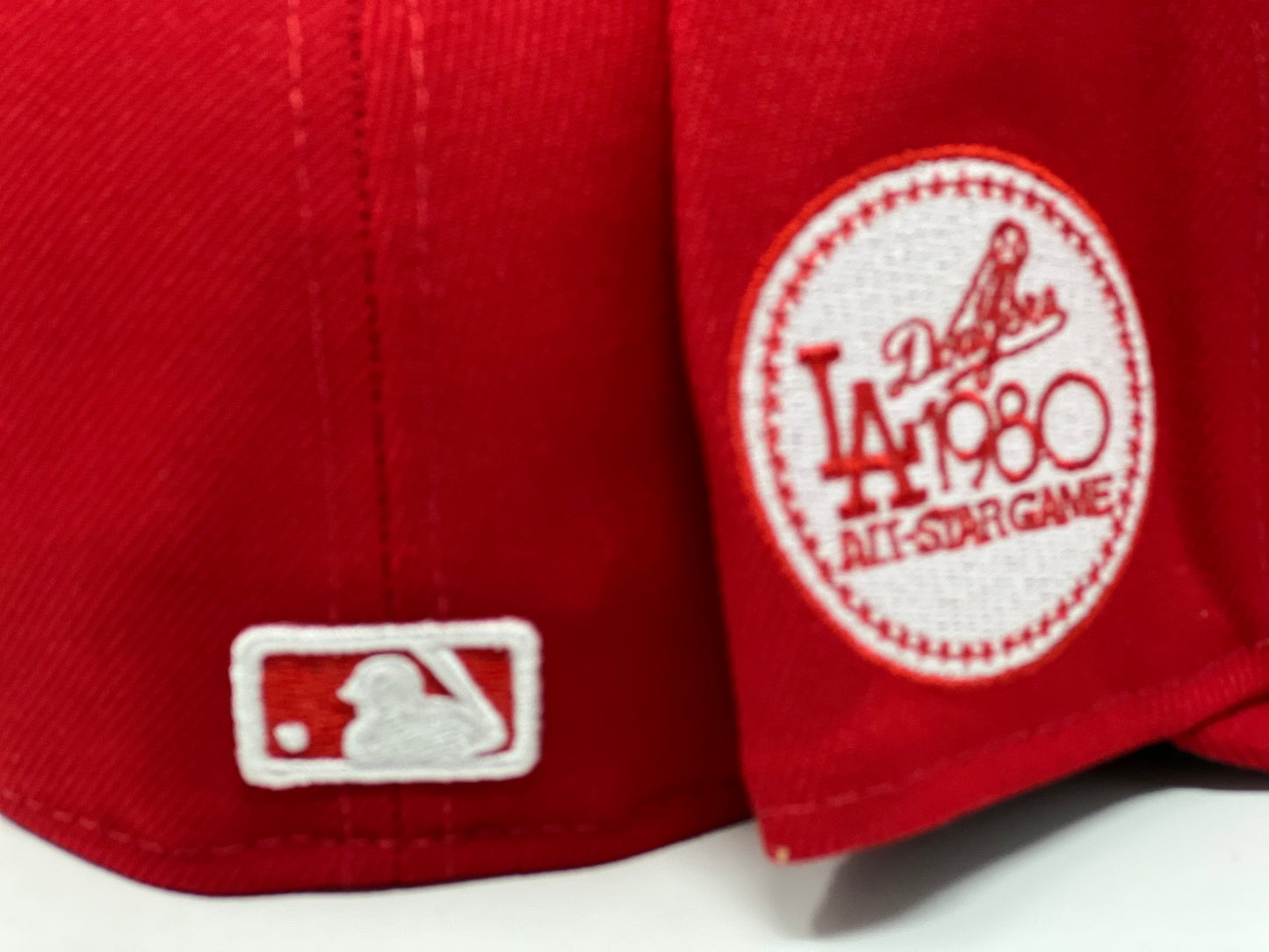 Los Angeles Dodgers 1980 All Stra Game Red Gray Brim 59Fifty New Era Fitted Hat