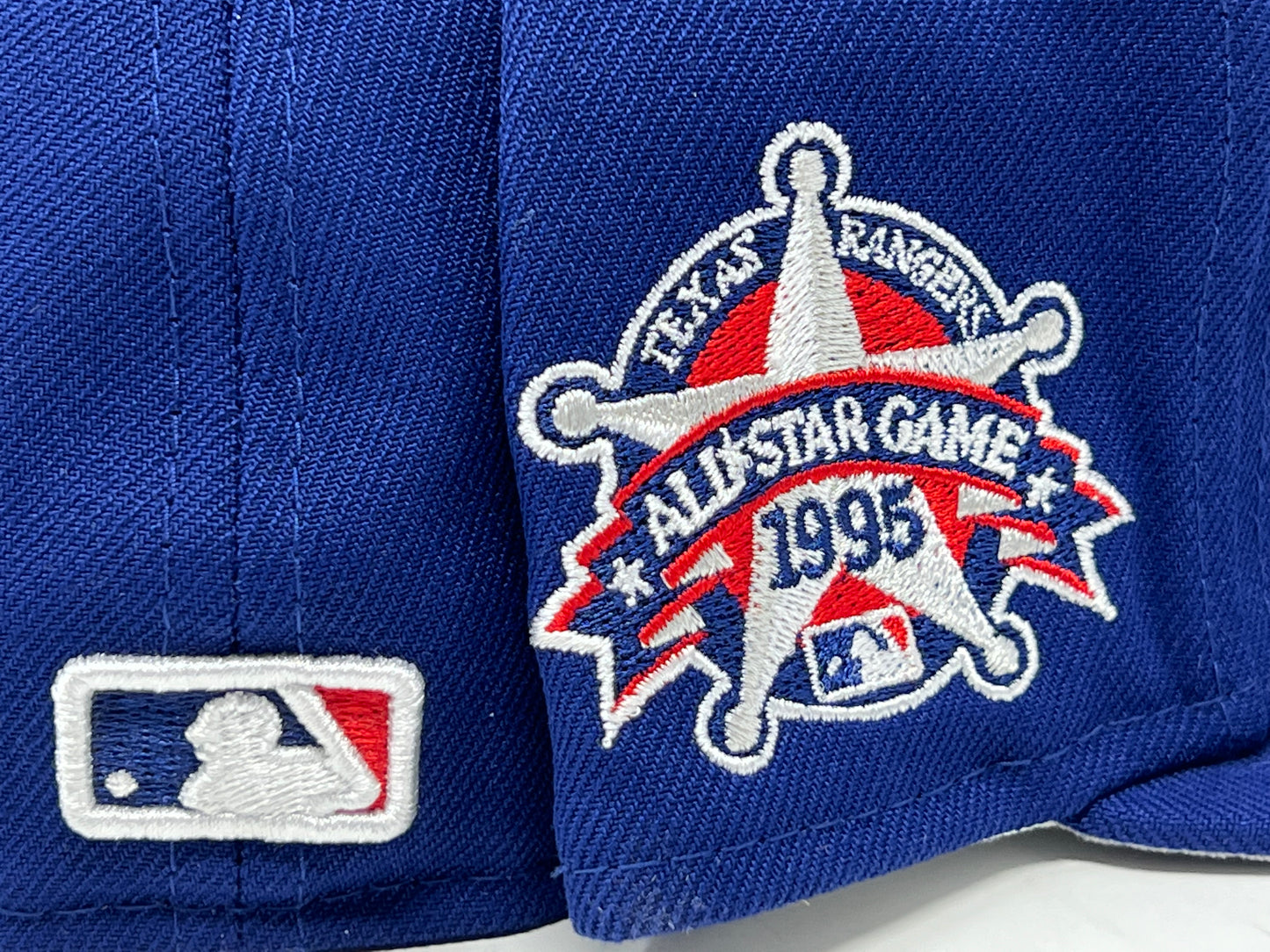 Texas Rangers 1995 All -Star Game Gray Brim New Era Fitted Hat