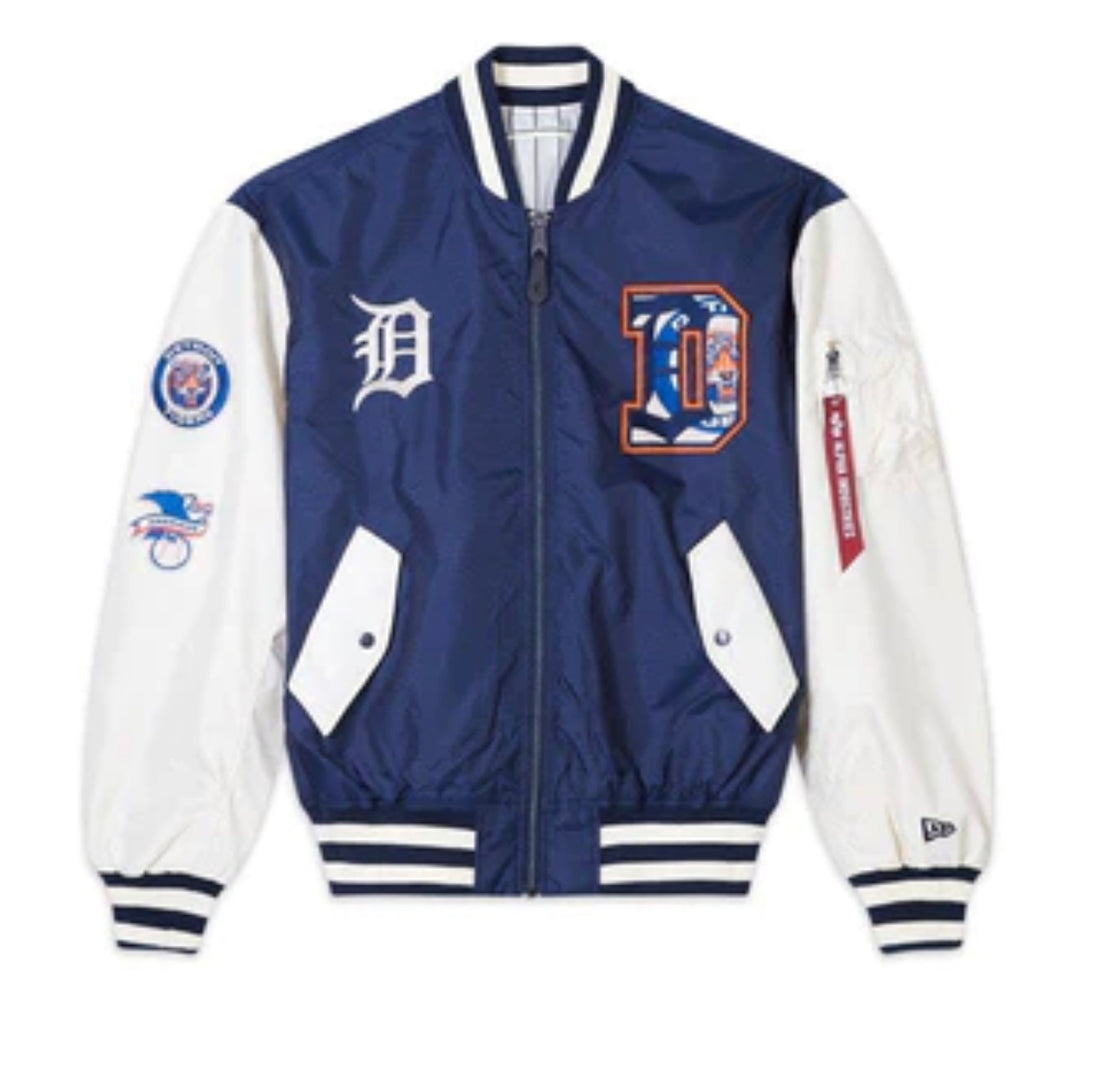 Detroit Tigers X Alpha X New Era Bomber Jacket