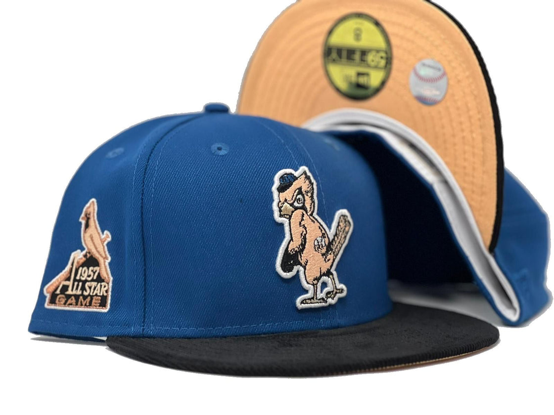 ST. Louis Cardinals 1957  Peach Brim New Era Fitted Hat