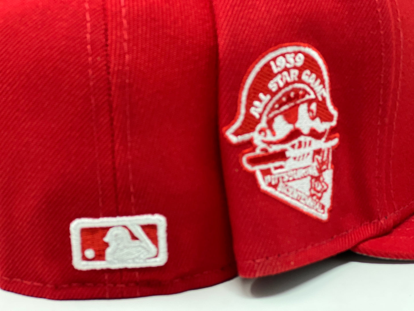 Pittsburgh Pirates 1959 All Star Game Red Gray Brim New Era Fitted Hat