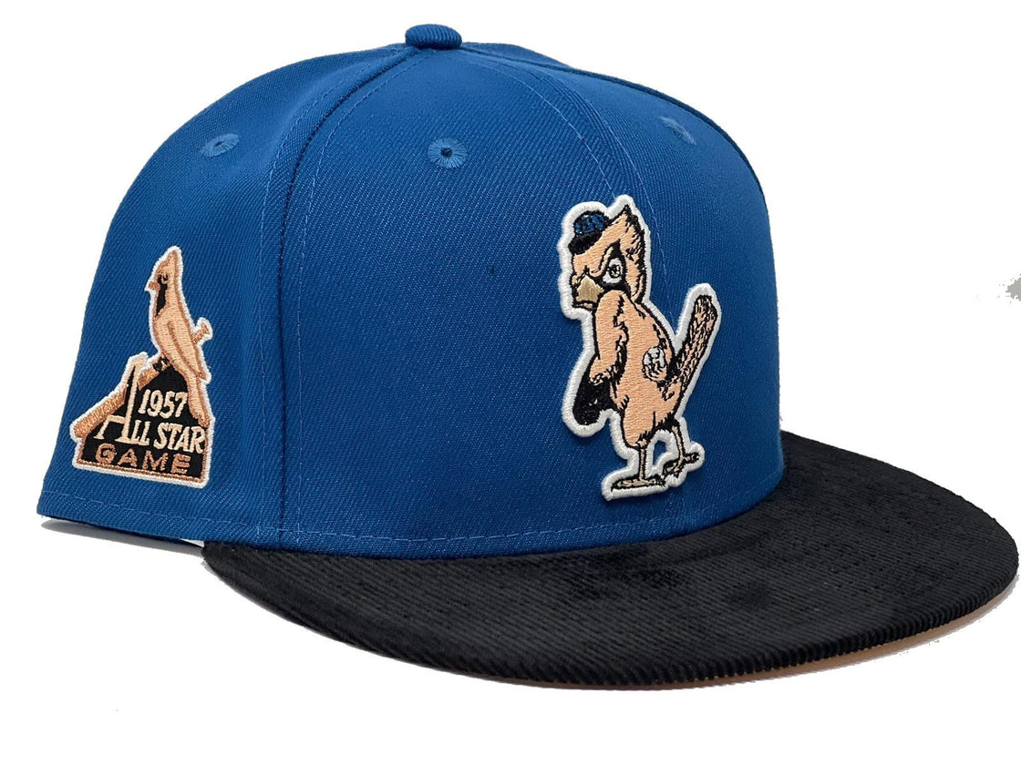 ST. Louis Cardinals 1957  Peach Brim New Era Fitted Hat