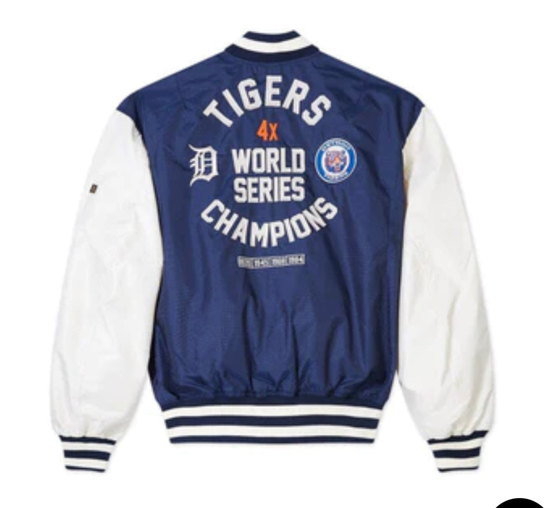 Detroit Tigers X Alpha X New Era Bomber Jacket