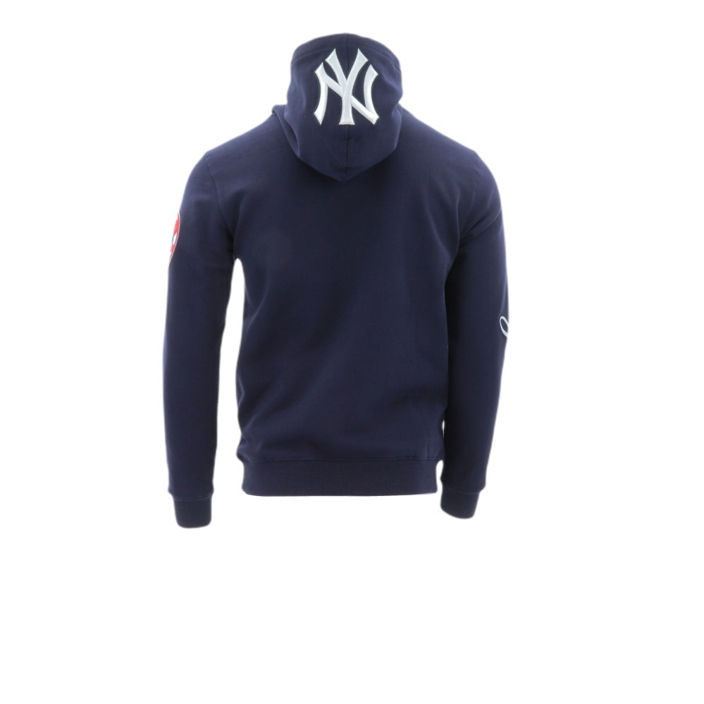 Men's New York Yankees Pro Standard Heather Gray Mash Up Logo Pullover  Hoodie
