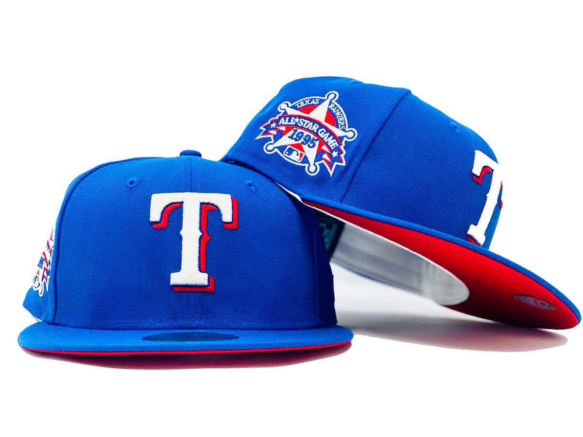 TEXAS RANGERS 1995 ALL STAR GAME INFRARED PINK BRIM NEW ERA FITTED HAT –  Sports World 165