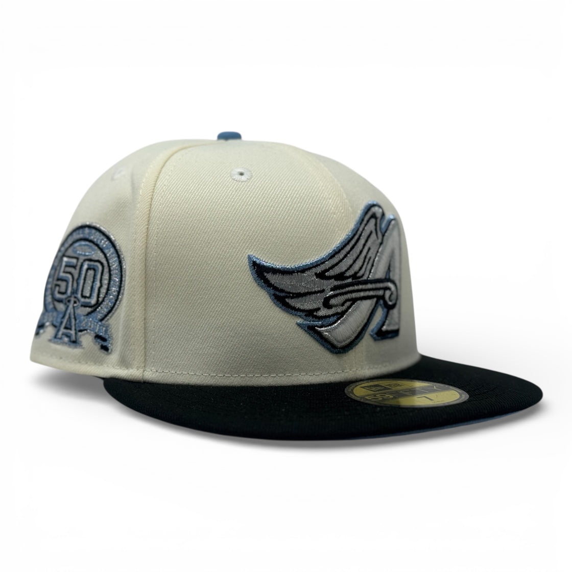 Los Angeles Angels 50th Anniversary Glow in the Dark New Era Fitted Hat