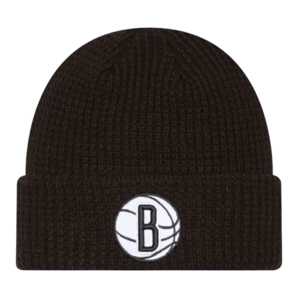 The Brooklyn Nets Waffle Skull  Knit Beanie