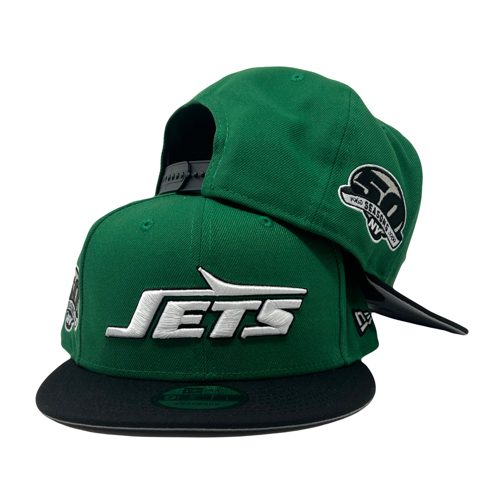 New York Jets 50th Anniversary Kelly Green New Era Snapback hat