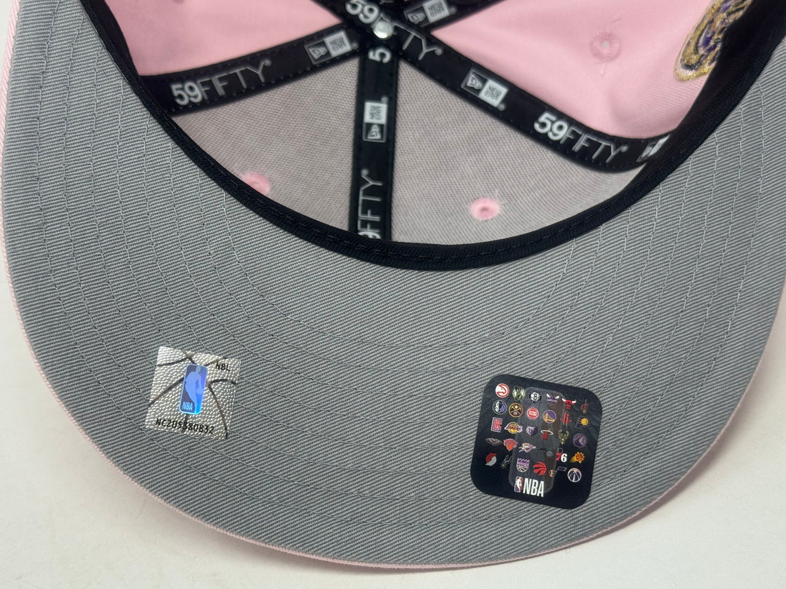Sacramento Kings 40th Anniversary New Era Fitted Hat-Light Pink