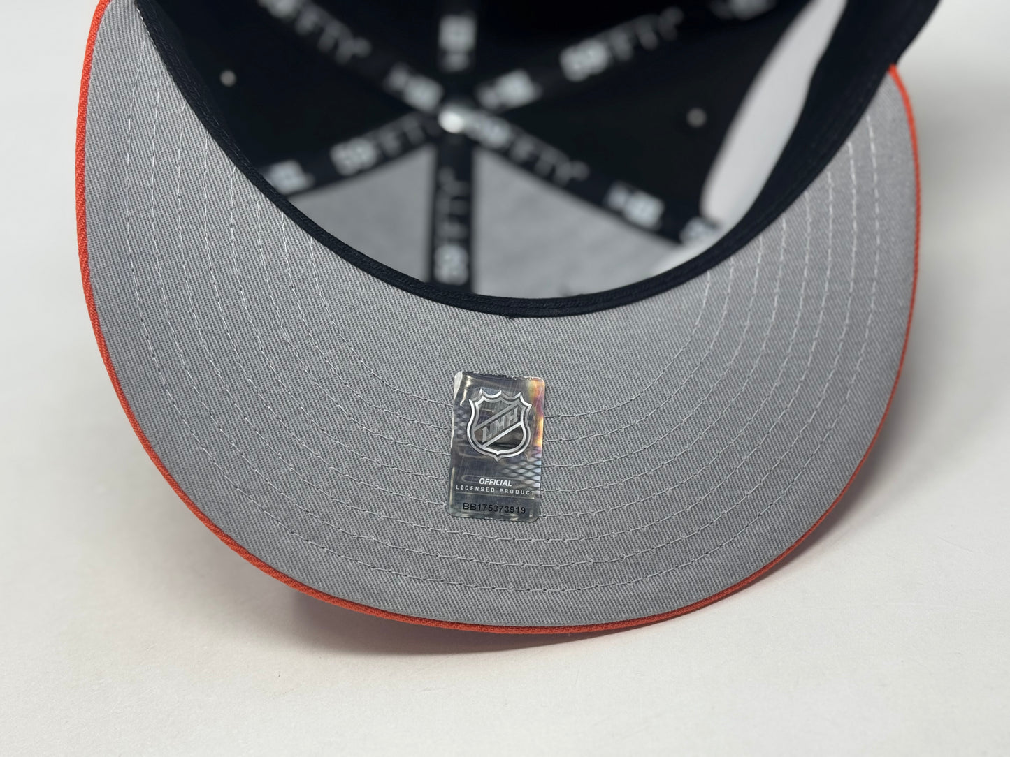 Anaheim Ducks Stanley Cup Champions Fitted Hats-Black Orange