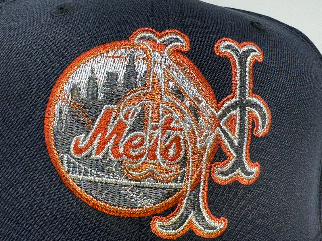 New York Mets Split Logo 59Fifty New Era Fitted Hat