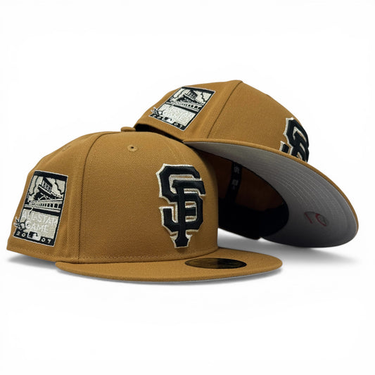 San Francisco Giants 2007 All Star Game 59Fifty New Era Fitted Hats-Khaki