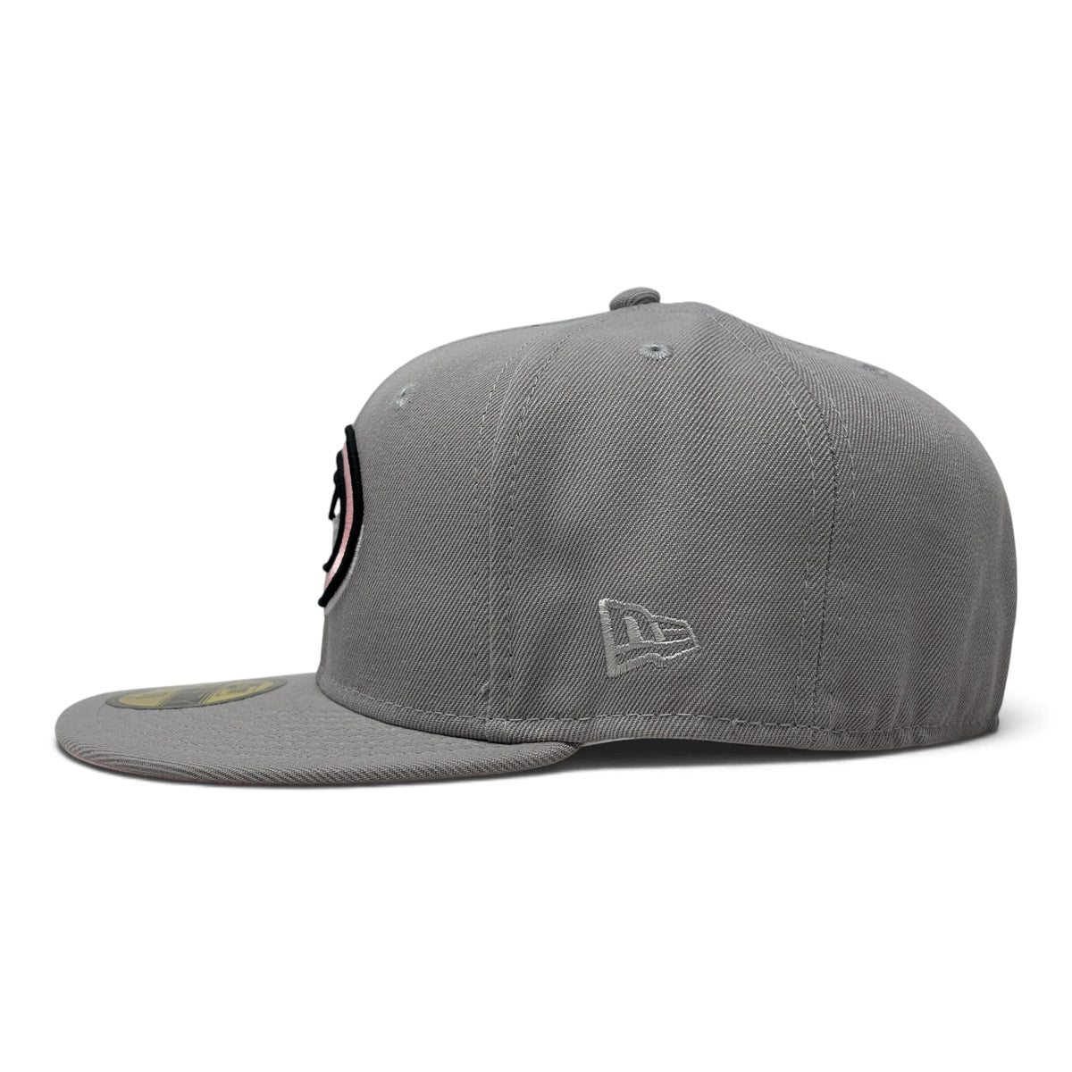 Arizona Diamondbacks 20th Anniversary Pink Brim 59Fifty New Era Fitted Hat-Gray