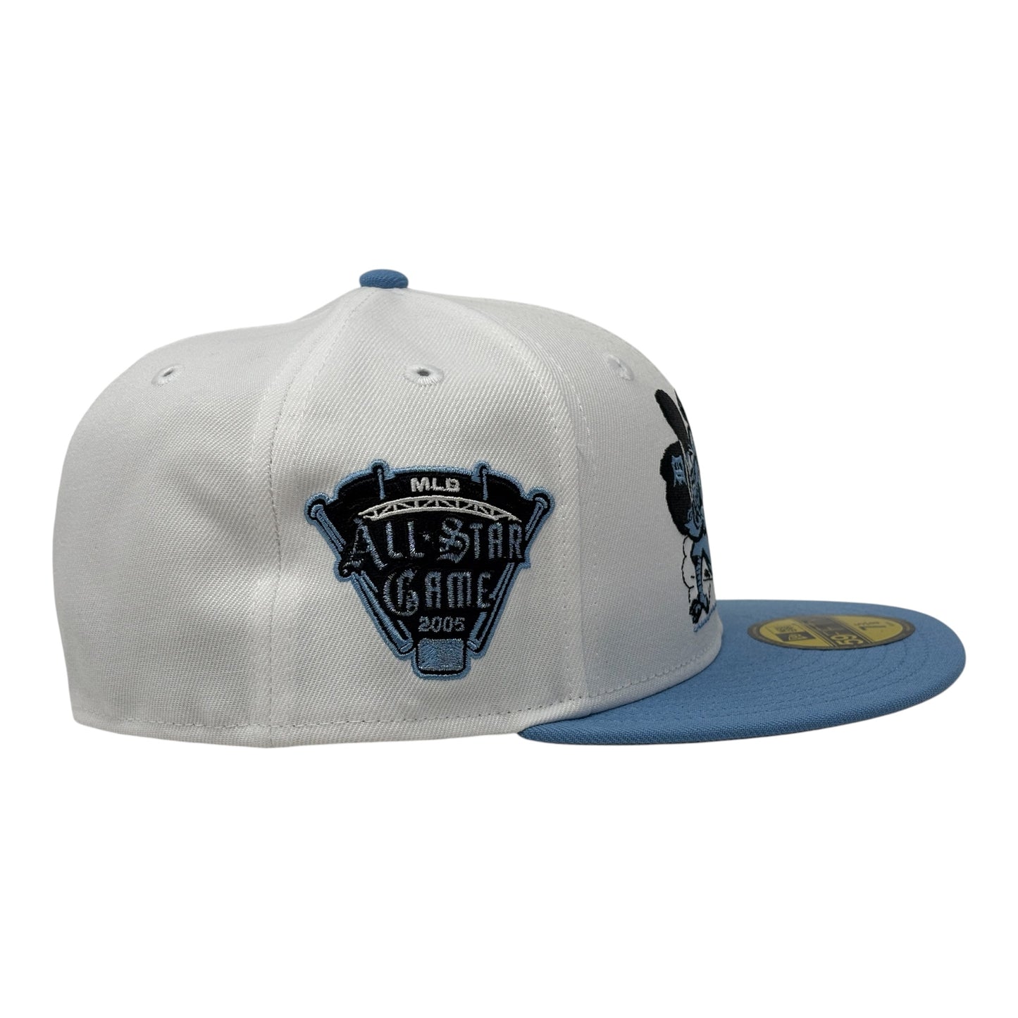 Detroit Tigers 2005 All Star Game Sliding Kitty New Era Fitted Hat-White Sky