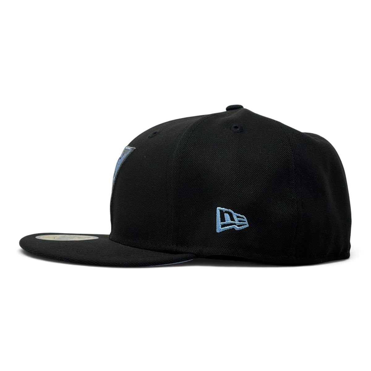 Arizona Diamondbacks 1998 Inaugural Season Upside Down Logo Fitted Hat-Black Sky