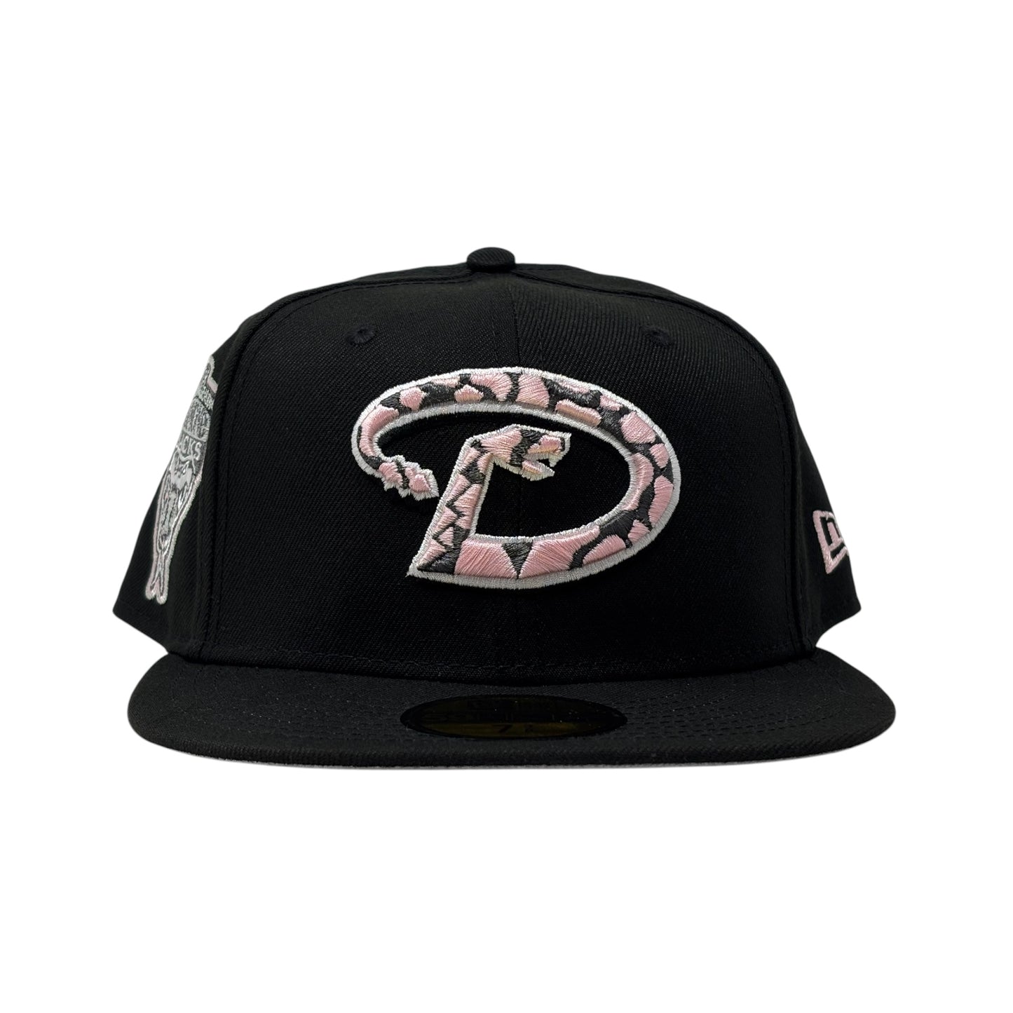 Arizona Diamondbacks 1998 Inaugural Season 59Fifty New Era Fitted Hat-Black Pink