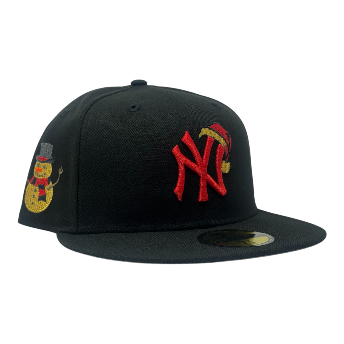 New York Yankees Santa Claus Snowman 59Fifty Fitted Hat-Black