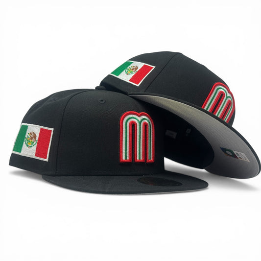 Team Mexico 2026 World Baseball Classic Fitted Hat by New Era-Black