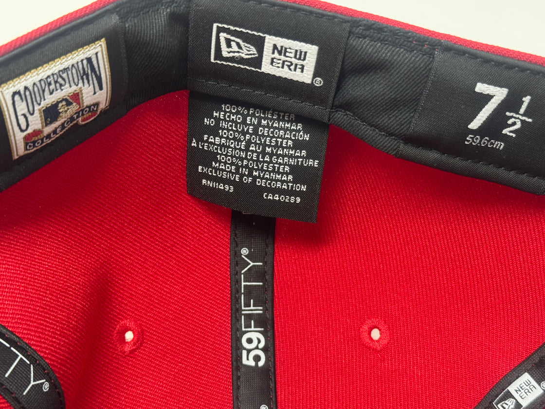 New York Yankees 1962 World Series Fitted Hat-Red