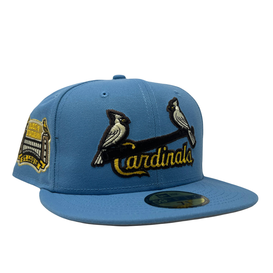 St. Louis Cardinals Busch Stadium Final Season Sky Blue New Era Fitted Hat