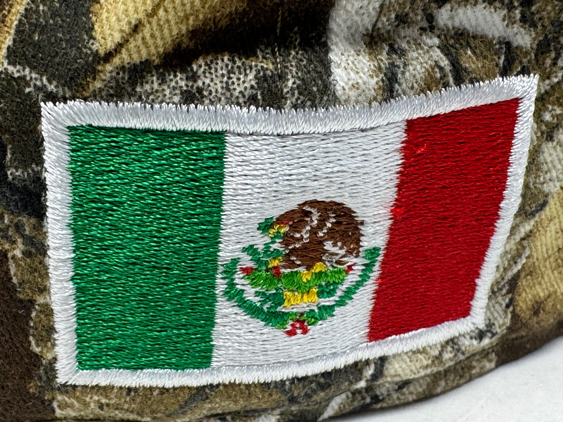 New Era Aztec Skull Warrior Real Tree 59Fifty Fitted Hat