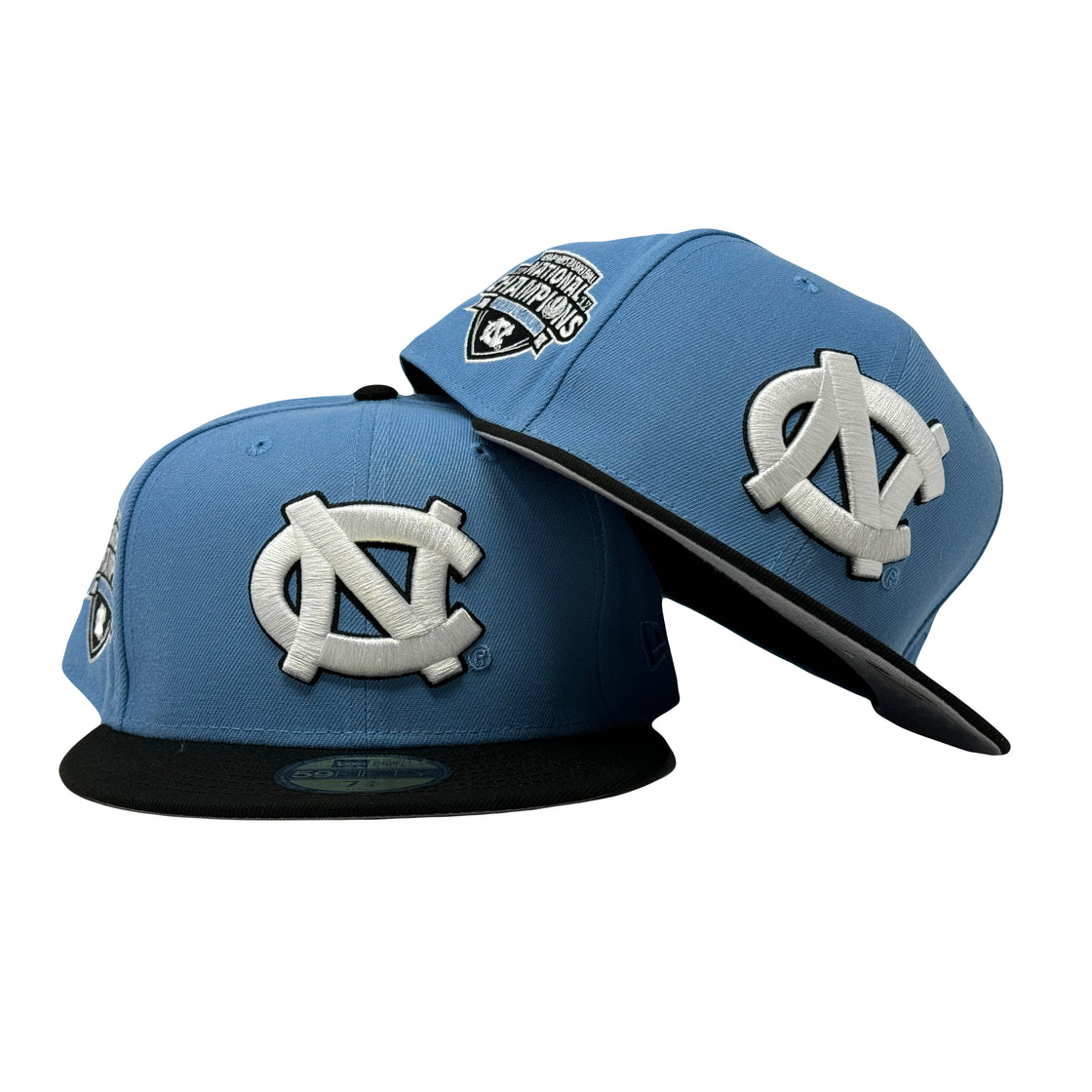 North Carolina Tar Heels 2012 National Champions Sky Blue Black 59FIFTY New Era Fitted Hat