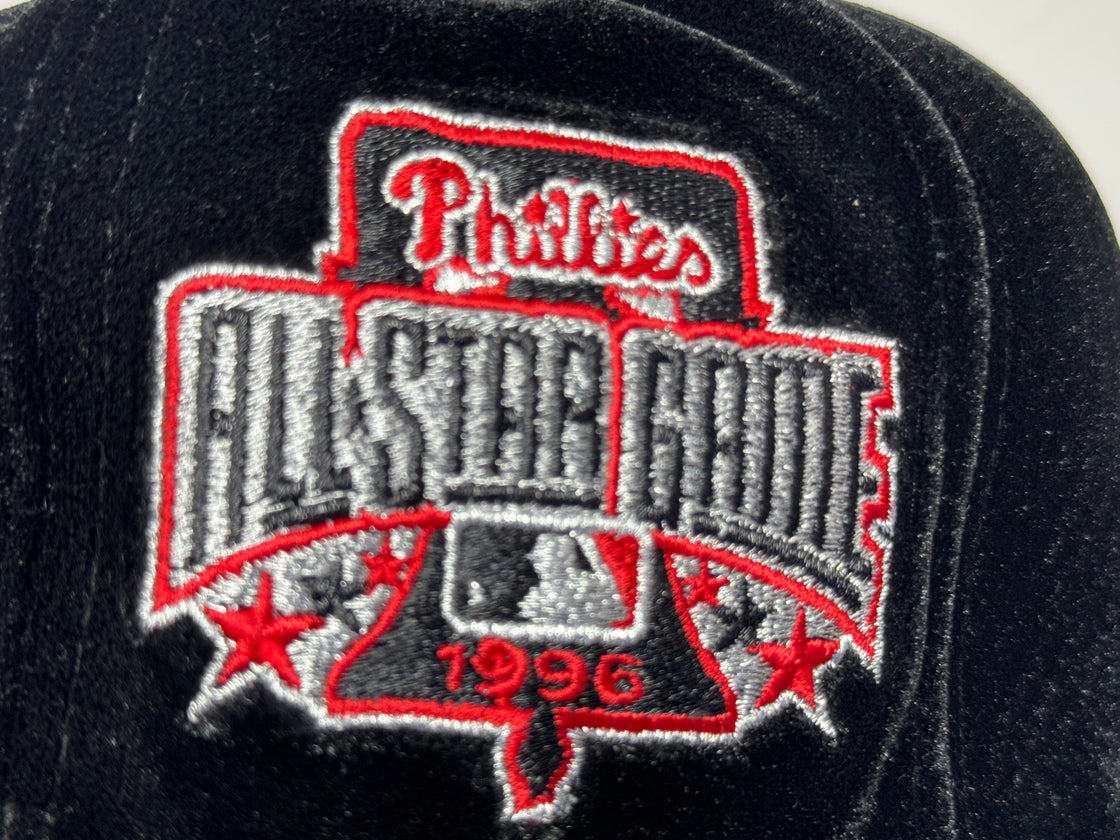 Philadelphia Phillies 1996 All Star Game Black Velvet 59Fifty New Era Fitted Hat