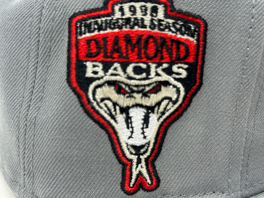 Arizona Diamondbacks 1998 Season Fitted Hats-Storm Gray