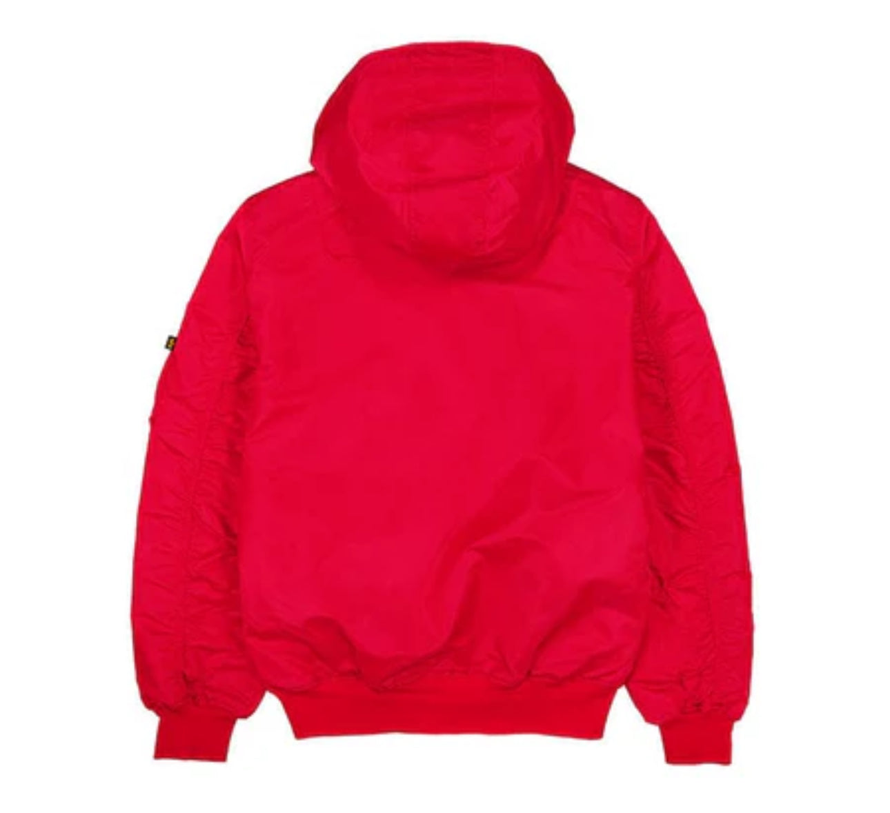 New York Yankees X Alpha X New Era L-2B Bomber Red Jacket with Hood